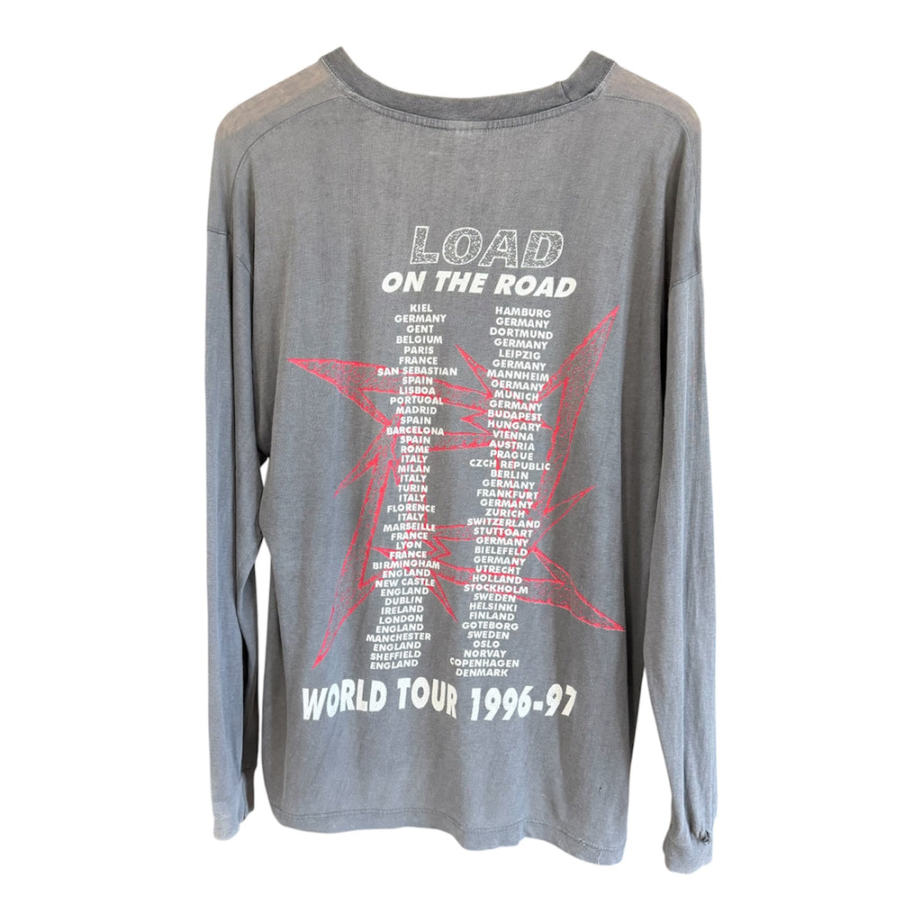 1996 Metallica “Load On The Road” Faded Long Sleeve Tee