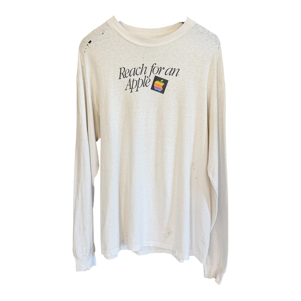 1990 Vintage “Reach For An Apple” Long Sleeve Tee